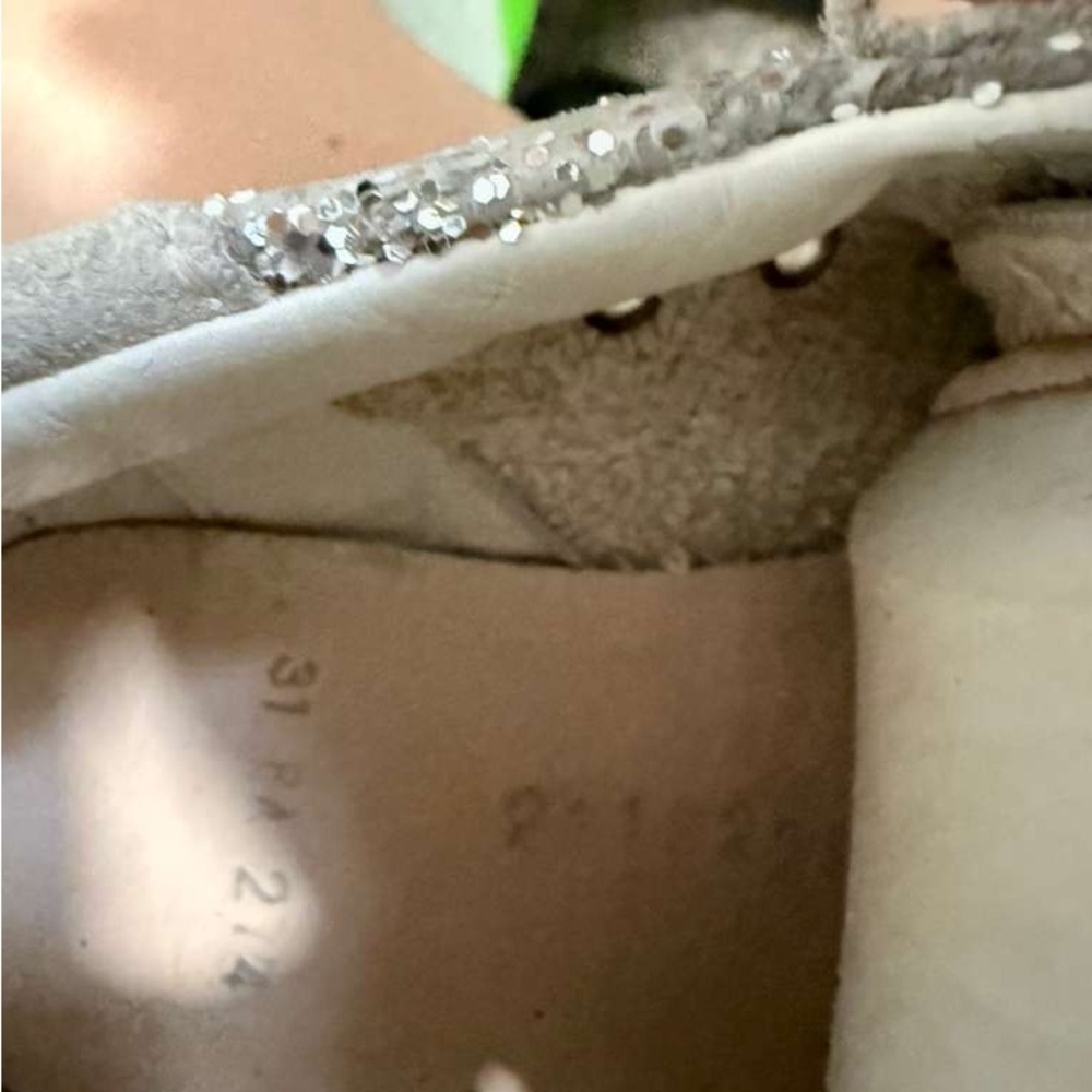 Golden Goose Kids Silver Glitter Sneakers - Picture 4 of 5